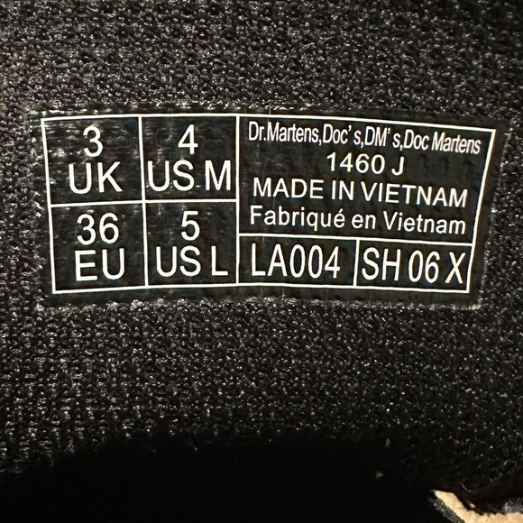 Dr. Martens Junior 1460 Sparkle Rays Boots - Picture 9 of 9